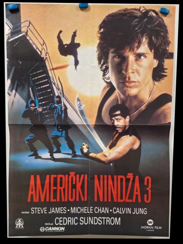 Amerikai Nindzsa III.,eredeti filmplakát, 1989