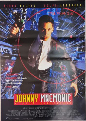 Johnny Mnemonic - A jövő szökevénye eredeti filmplakát