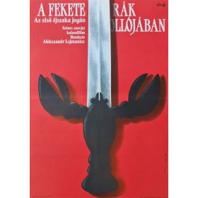A fekete rák ollójában eredeti filmplakát,moziplakát