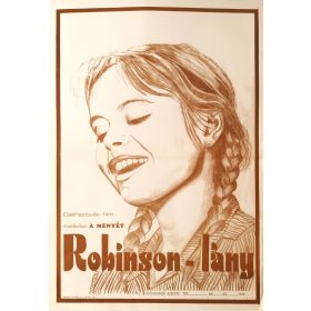   A mozi műsorán beharangozó filmplakát,moziplakát: Robinson-lány