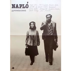   Napló gyermekeimnek filmplakát,moziplakát, Czinkóczi Zsuzsa, Anna Polony, 1984, A2-es méret