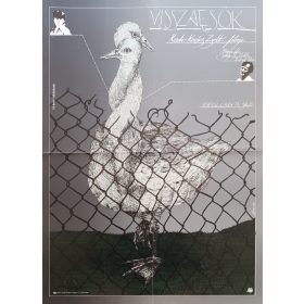   Visszaesők filmplakát,moziplakát, Monori Lili, Székely B. Miklós, Törőcsik Mari, 1983, A2-es méret