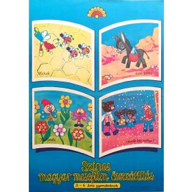   Színes magyar mesefilm összeállítás, rajta : Mekk Elek, moziplakát, 1980, A2-es méret