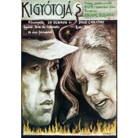   Kígyótojás filmplakát,moziplakát, Rendezte: Ingmar Bergman, David Carradine, 1977, A2-es méret, Balla Margit jelzéssel