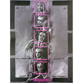   Visszajelzés filmplakát,moziplakát, Rendezte: Viktor Tregubovics, 1978, A2-es méret, Kulinyi jelzéssel