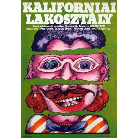   Kaliforniai lakosztály filmplakát,moziplakát, Jane Fonda, Michael Caine, Maggie Smith, Walter Matthau, 1980, A2-es méret