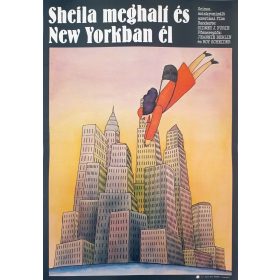   Sheila meghalt és New Yorkban él filmplakát,moziplakát, Jeannie Berlin, Roy Scheider, 1973, A2-es méret