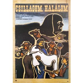   Csillagom, halálom filmplakát,moziplakát, Rendezte: Vlagyimir Grammatyikov, A2-es méret, 1984, Dobay Gy. jelzéssel