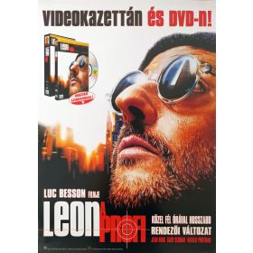   Leon, a profi, rendezői változat VHS és DVD megjelenés filmplakát,moziplakát, Jean Reno, Gary Oldman, Natalie Portman