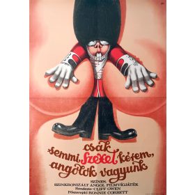   Csak semmi szexet kérem, angolok vagyunk filmplakát,moziplakát, Ronnie Corbett, 1973, A1-es méret