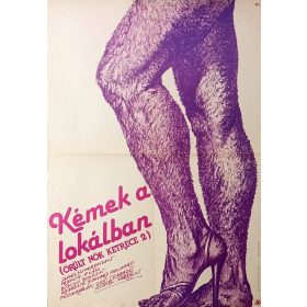   Kémek a lokálban (Őrült nők ketrece 2) filmplakát,moziplakát, Ugo Tognazzi, Michel Serrault, 1980, A1-es méret