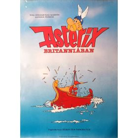   Asterix Britanniában filmplakát,moziplakát, 1986, A1-es méret