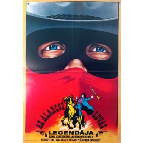   Az álarcos lovas legendája filmplakát,moziplakát, 1981, Klinton Spilsbury, Christopher Lloyd, A1-es méret, Mayer jelzéssel