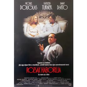   Rózsák háborúja filmplakát,moziplakát, Michael Douglas, Kathleen Turner, 1989, A1-es méret