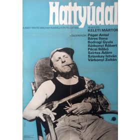   Hattyúdal filmplakát,moziplakát, Páger Antal, Béres Ilona, Bodrogi Gyula, 1964, A1-es méret