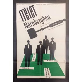   Ítélet Nürnbergben filmplakát,moziplakát, 1961, Spencer Tracy, Maximilian Schell, A1-es méret