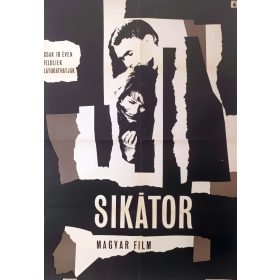   Sikátor filmplakát,moziplakát, Törőcsik Mari, Koncz Gábor, 1967, A1-es méret