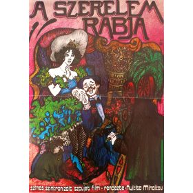   A szerelem rabja filmplakát,moziplakát, 1977, Rendezte: Nyikita Mihalkov