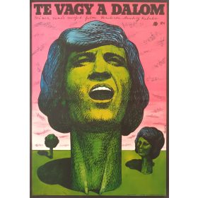 Te vagy a dalom filmplakát,moziplakát (Árendás)