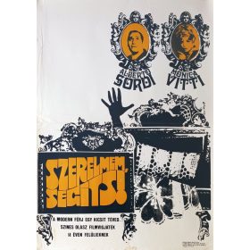 Szerelem segíts filmplakát,moziplakát, 1971