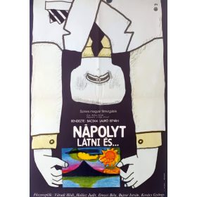   Nápolyt látni és… filmplakát,moziplakát, Bujtor István, Halász Judit