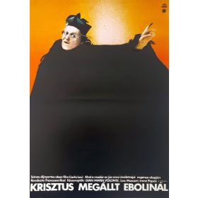   Krisztus megállt Ebolinál filmplakát,moziplakát Sz. Wanda jelzéssel
