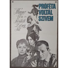  Próféta Voltál szivem filmplakát, moziplakát, Darvas Iván 1968