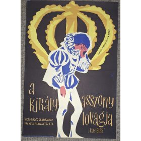  A Királyasszony lovagja (Victor Hugo regényéből), Jean Marais, filmplakát, moziplakát 1948