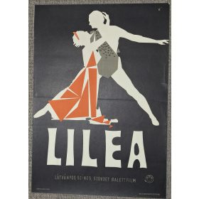 Lilea Szovjet Balettfilm filmplakát, moziplakát 1959
