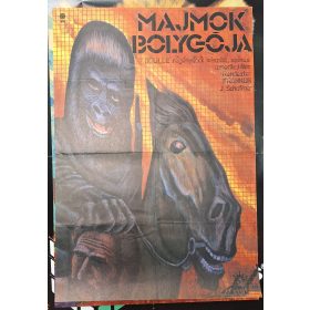   Majmok bolygója (Franklin J. Schaffner) filmplakát, moziplakát (Molnár K.) 1981