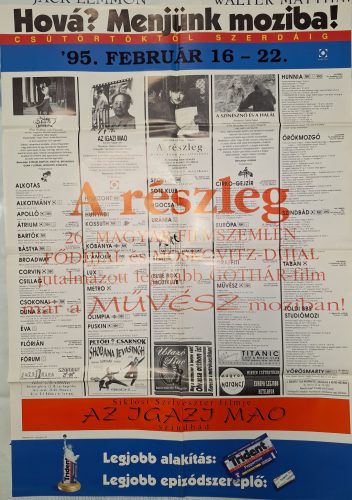 Hová menjünk moziba  1995.Február 16-22. (Budapest Film mozijai) Négy esküvő egy temetés, Az igazi Mao