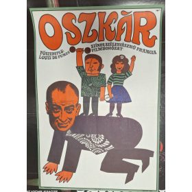 Oszkár (Louis de Funes) 1968 filmplakát, moziplakát