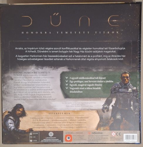 Dűne: Homokba temetett titkok társasjáték, bontatlan, új