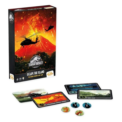 Jurassic World Shuffle Escape The Island kártyajáték, társasjáték (Új)