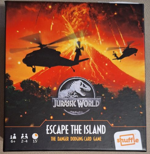 Jurassic World Shuffle Escape The Island kártyajáték, társasjáték (Új)