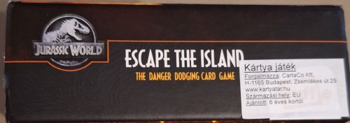 Jurassic World Shuffle Escape The Island kártyajáték, társasjáték (Új)