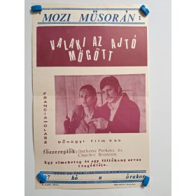   Mozi műsorán : Filmplakát, Valaki az ajtó mögött (Anthony Perkins, Charles Bronson)