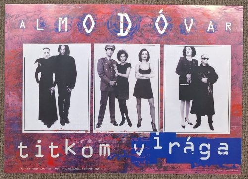 Pedro Almodóvar Titkom Virága moziplakát, filmplakát 1995
