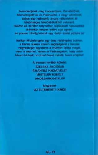 Tini nindzsa teknőcök, Hatlövetűk és dobócsillagok könyv, Dave Morris