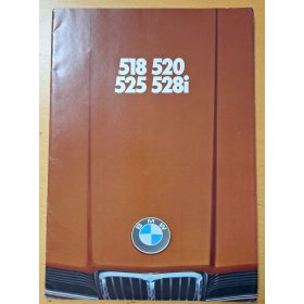   BMW személyautó 518,520,525,528i képes prospektusa,eredeti kiadvány 1977