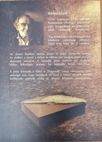 Kövesi Gyula, Hagyaték dedikált könyve