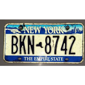 Eredeti Amerikai, USA New York The Empire State rendszám