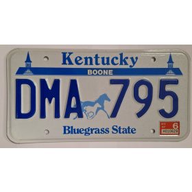 Eredeti Amerikai, Kentucky, Bluegrass State, USA rendszám