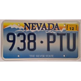 Eredeti Amerikai, Nevada, The Silver State rendszám