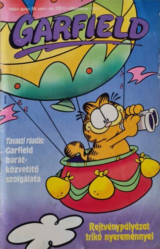 Garfield képregény magazin, 64. szám, 1995/4