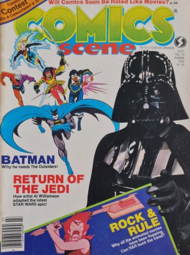 Comics scene magazin 1983 július, címlapon Darth Vader