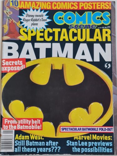 Comics scene magazin 1989, címlapon Batman