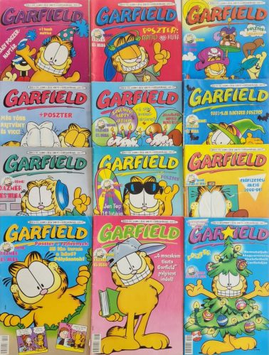 Garfield magazin 1999, 12 szám, teljes évfolyam