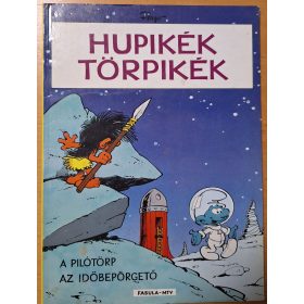   Peyo Hupikék Törpikék képregény könyv (A pilótörp, Az időbepörgető) 1988