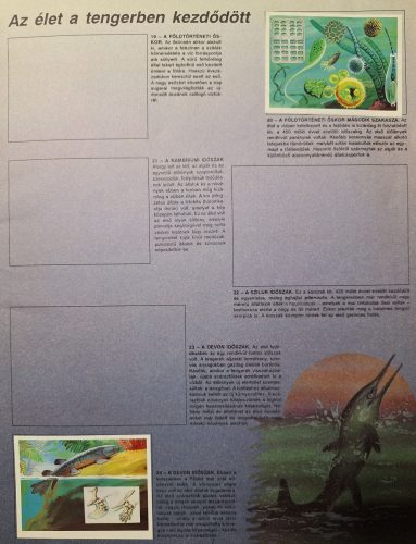 Dino-Album Az őslények világa (Euroflash Figurine) beragasztós matricás album